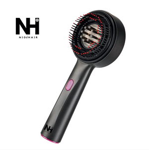 NioHair® Kopfhaut Massage Bürste mit Rotlichttherapie